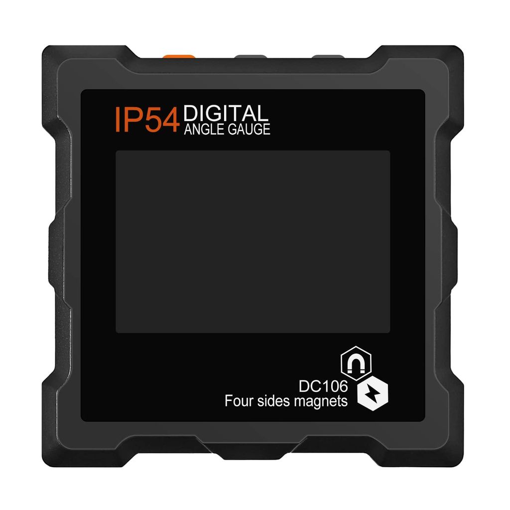 Digitaler Winkelmesser Digital Level Box LCD Winkelmessgerät Inklinometer IP54 Wasserdicht Magnete an 4 Seiten Neigungsmesser für Holzarbeiten