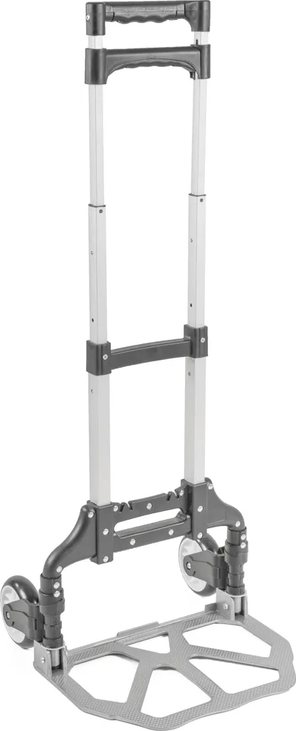 Diable de transport G21 pliable en aluminium 70 kg avec roues gommes