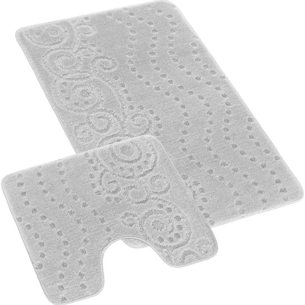 SET OF BANY 60x100 + 60x50 cm - mit Ausschnitt - Set 60x100, 60x50 cm - Hellgrau