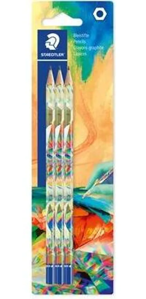 Offerta Set 3 Matite Staedtler 170BK3E2-2 HB Esagonali - Risparmia Ora