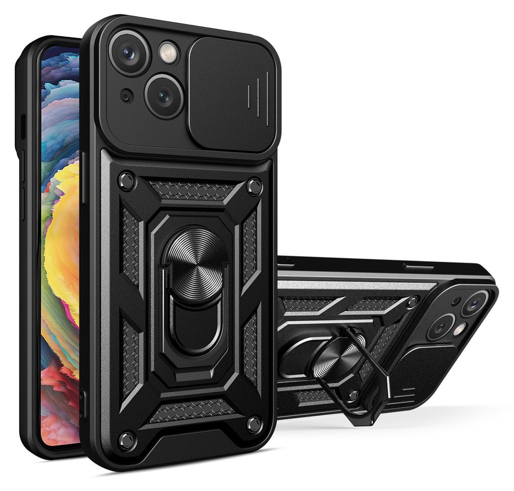Hybrid Armor Camshield Hülle für Samsung Galaxy S25 Plus KP39806