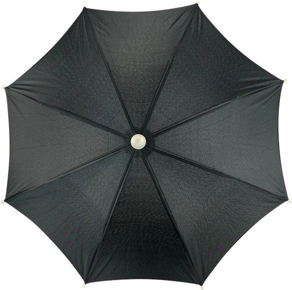 Petit parasol de table moderne noir 60cm - Idéal balcon et terrasse - 4