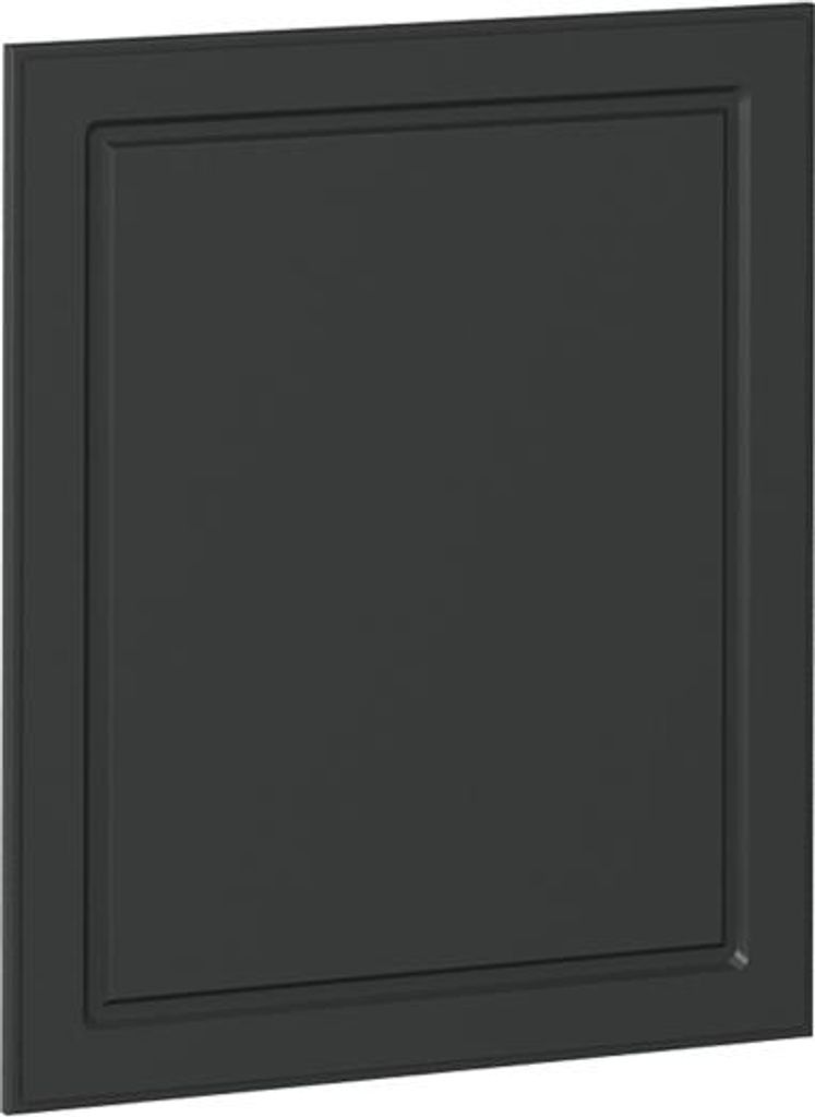 Vicco Küchenfront R-Line, 59.6 x 71.3 cm Möbelfront für den Backofenumbauschrank (halb), Anthrazit Landhaus