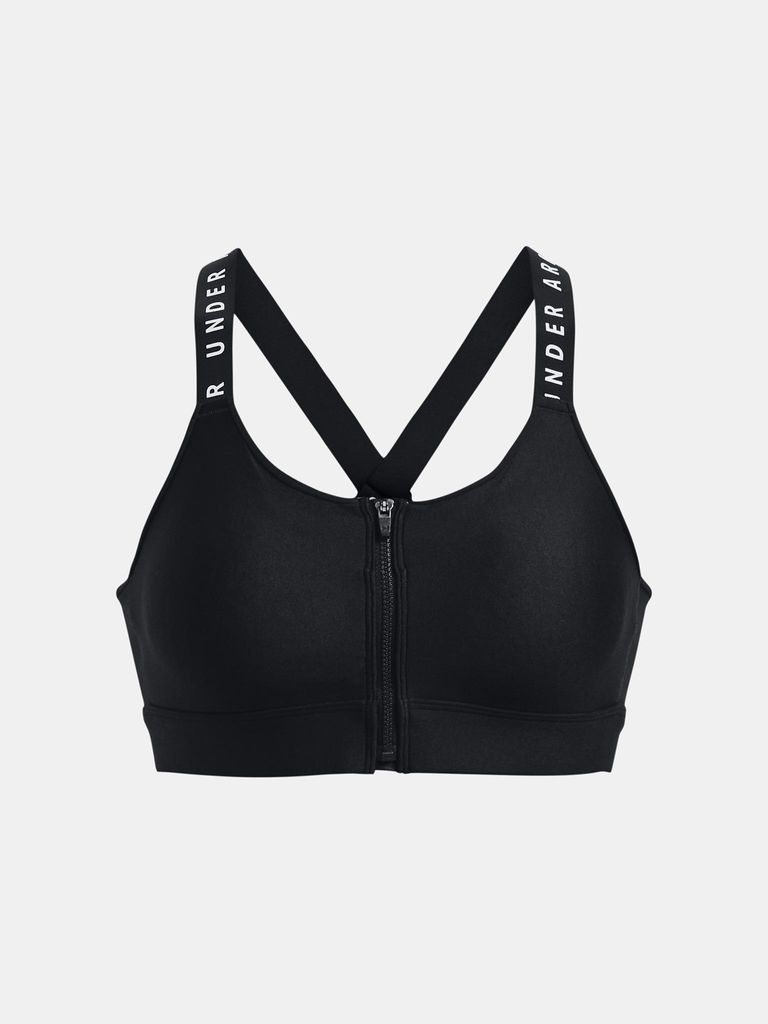 Under Armour UA Infinity High Bra Zip-Schwarz 1373860-001__SM