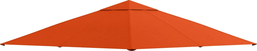 Couverture pare-soleil orange pour pavillon 3x3m Fortuna Lai haute densité