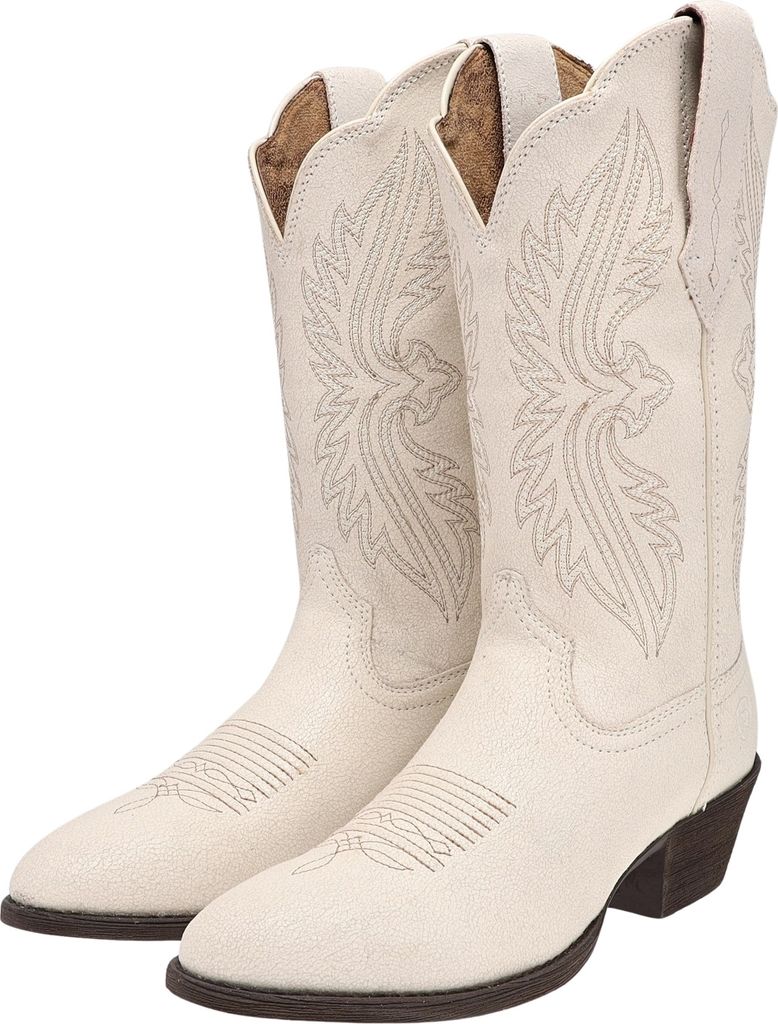 Ariat-HERITAGE R TOE STRECHFIT Damen Westernstiefel Weiß-40 EU