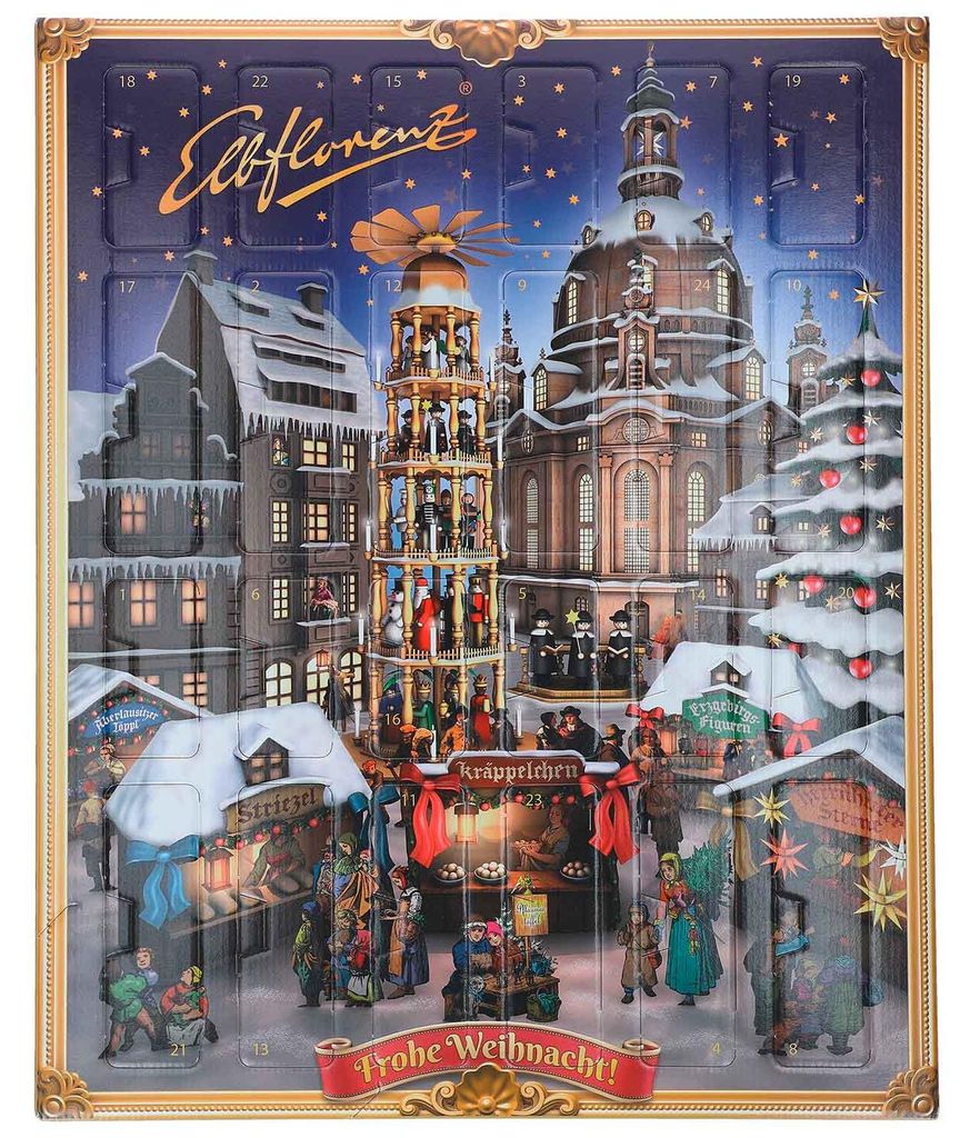 Elbflorenz Dresdner Stollenkonfekt Adventskalender Produktbild 