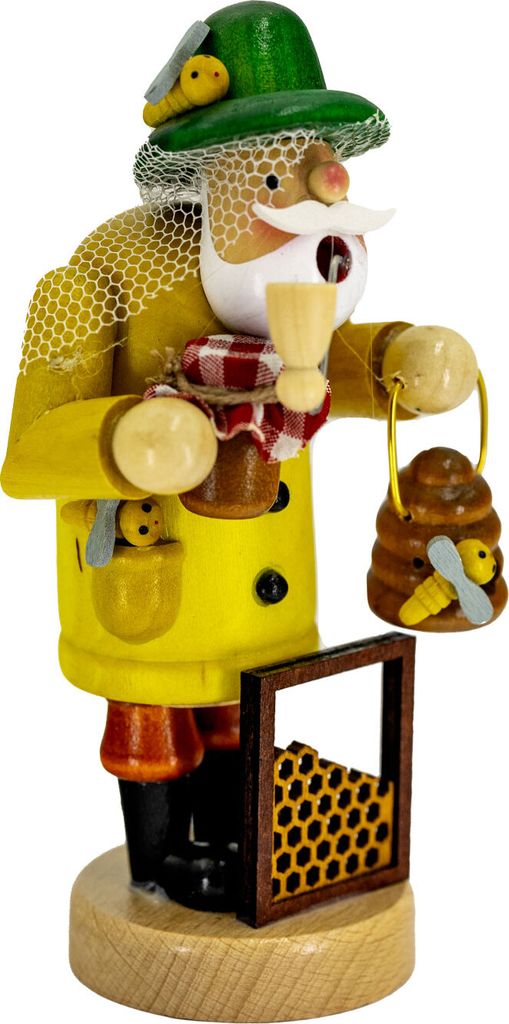 Kaladia Räucherfigur - Imker - traditionelle Holzdekoration Produktbild 