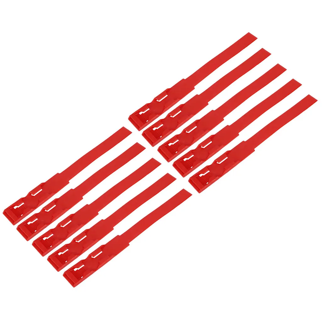 Anneau d'identification bétail en nylon robuste avec boucle de sûreté - 3