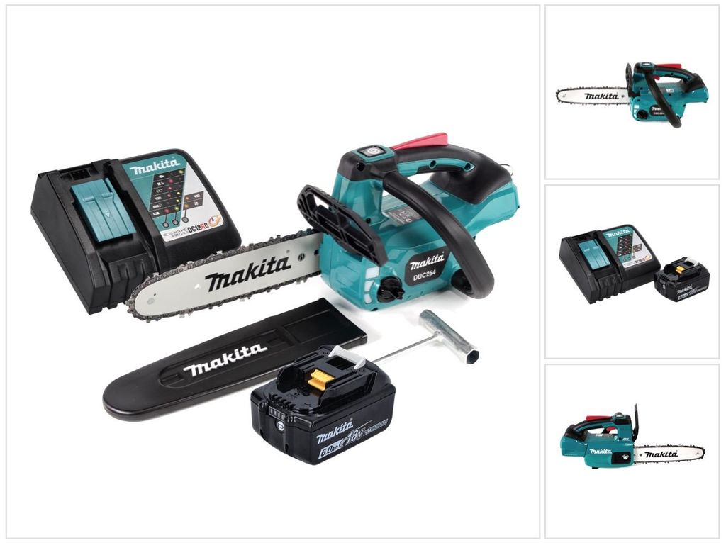 Makita DUC 254 RG1 Akku Kettensäge 18 V 25 cm Brushless + Produktbild 