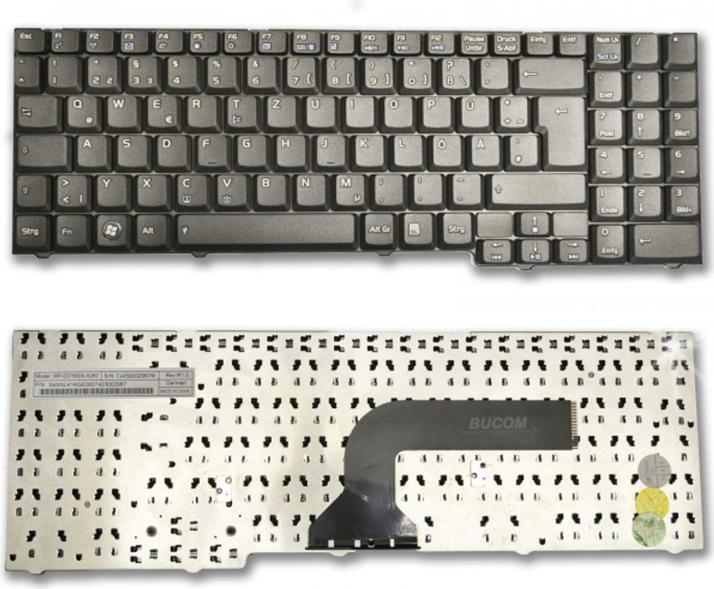 Tastatur für Asus M50 M50a M50SA M50VM M50VN M50VT M50VC M50SR M50SV DE Keyboard