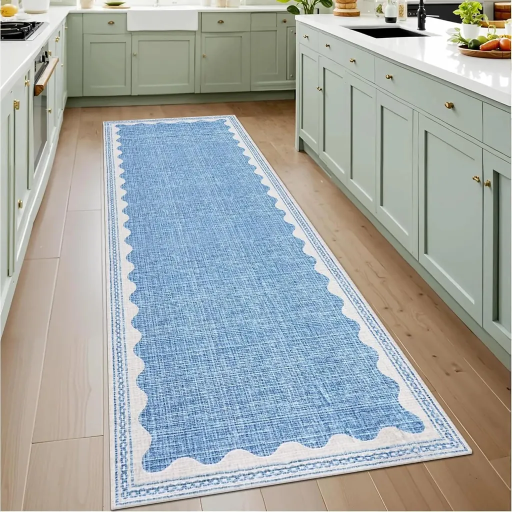 Tapis de passage Style D antidérapant et robuste, design géométrique - 2