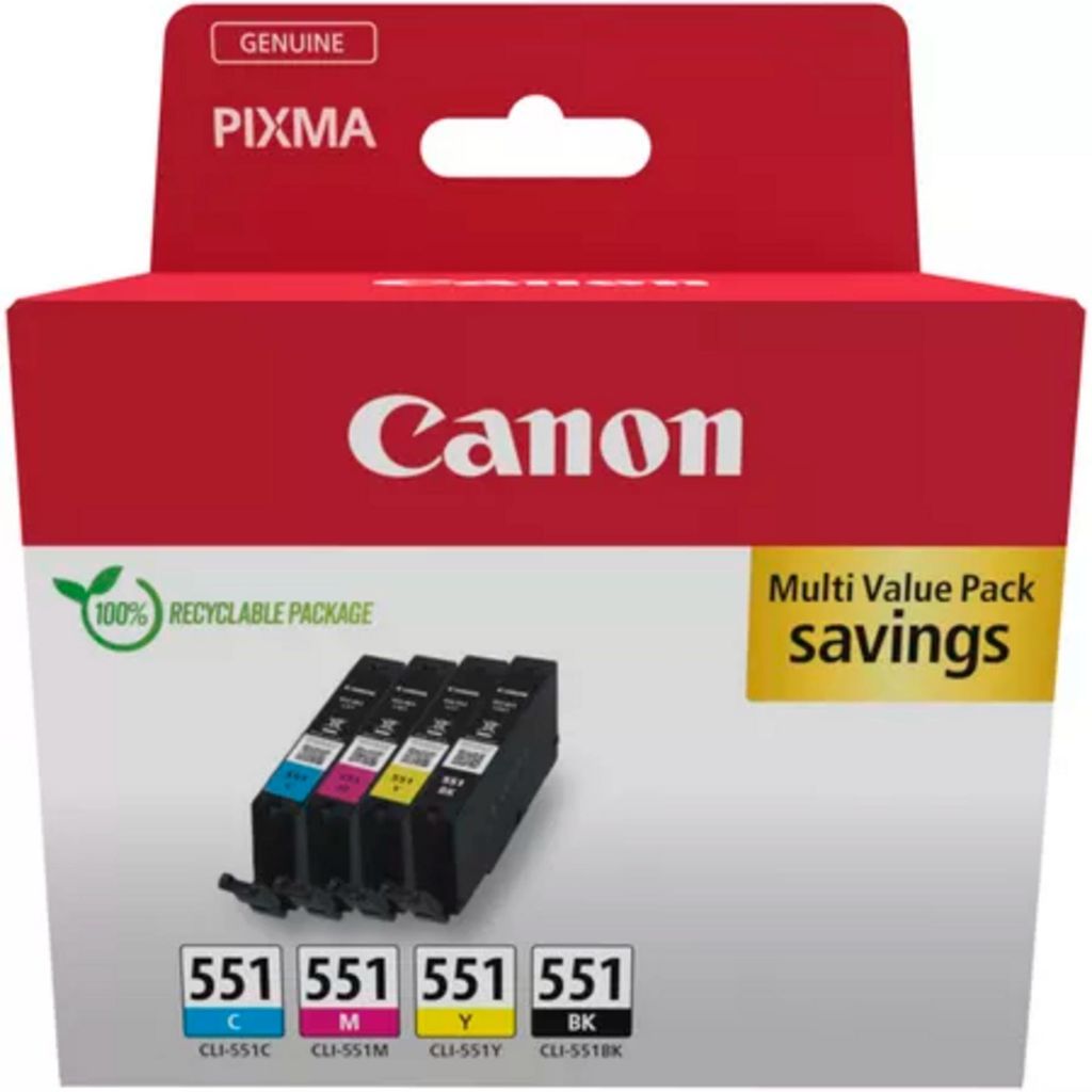 Canon 6509B015, Czarny, Cyjan, Purpurowy, Żółty, 1 szt., Zdjęcie produktu 