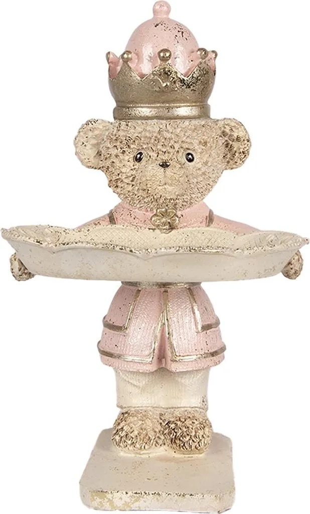 Figurine Ours de Décoration Beige pour Salon ou Chambre Clayre & Eef
