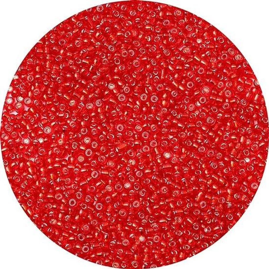 Perles rocaille 12/0 en verre 2mm pour tissage et broderie d'art
