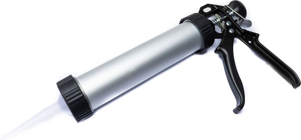 TrendLine Kartuschenpresse Aluminium 310 ml silber-schwarz Produktbild 