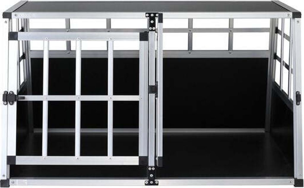 CADOCA® Hundetransportbox Aluminium Hundebox Kofferraum Produktbild 11