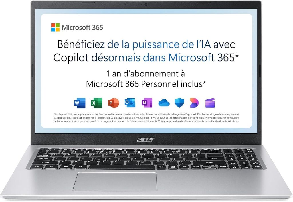 Portatile Acer Aspire 1 A115-32-C3AK da 15,6" FHD | Intel Immagine del prodotto 