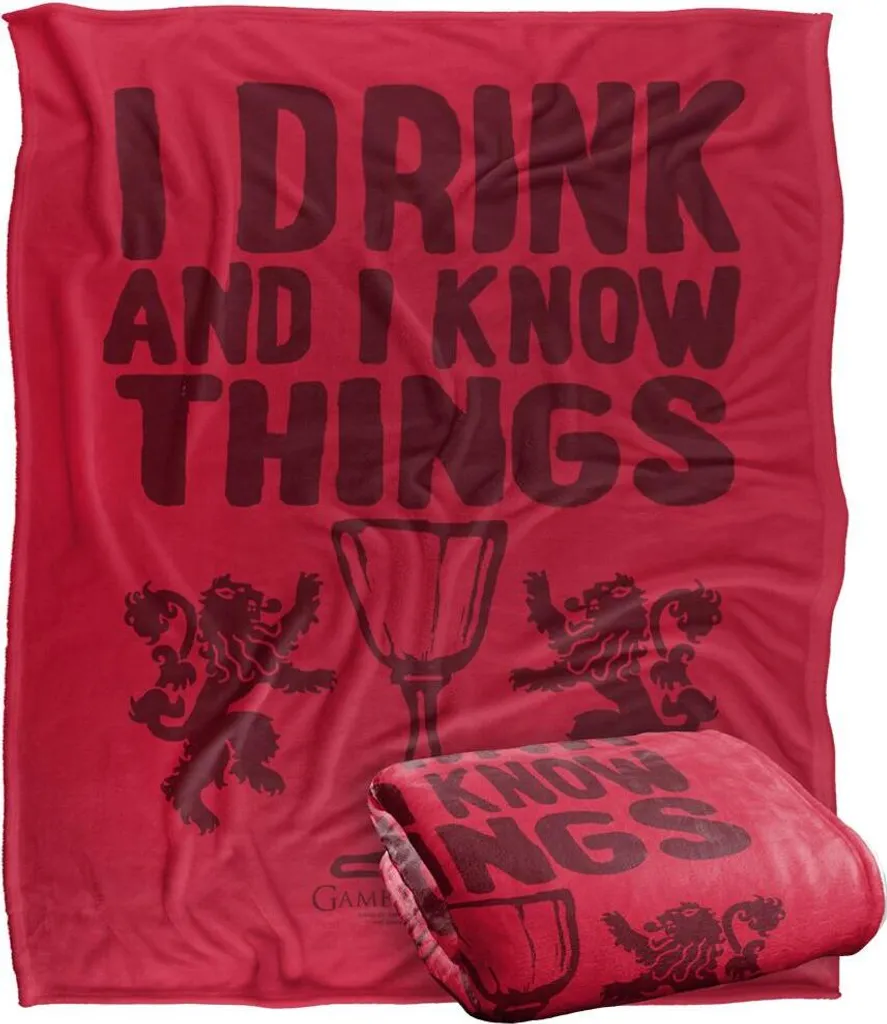 Game Of Thrones Couverture I Drink And I Know Things TV18824 - Polaire