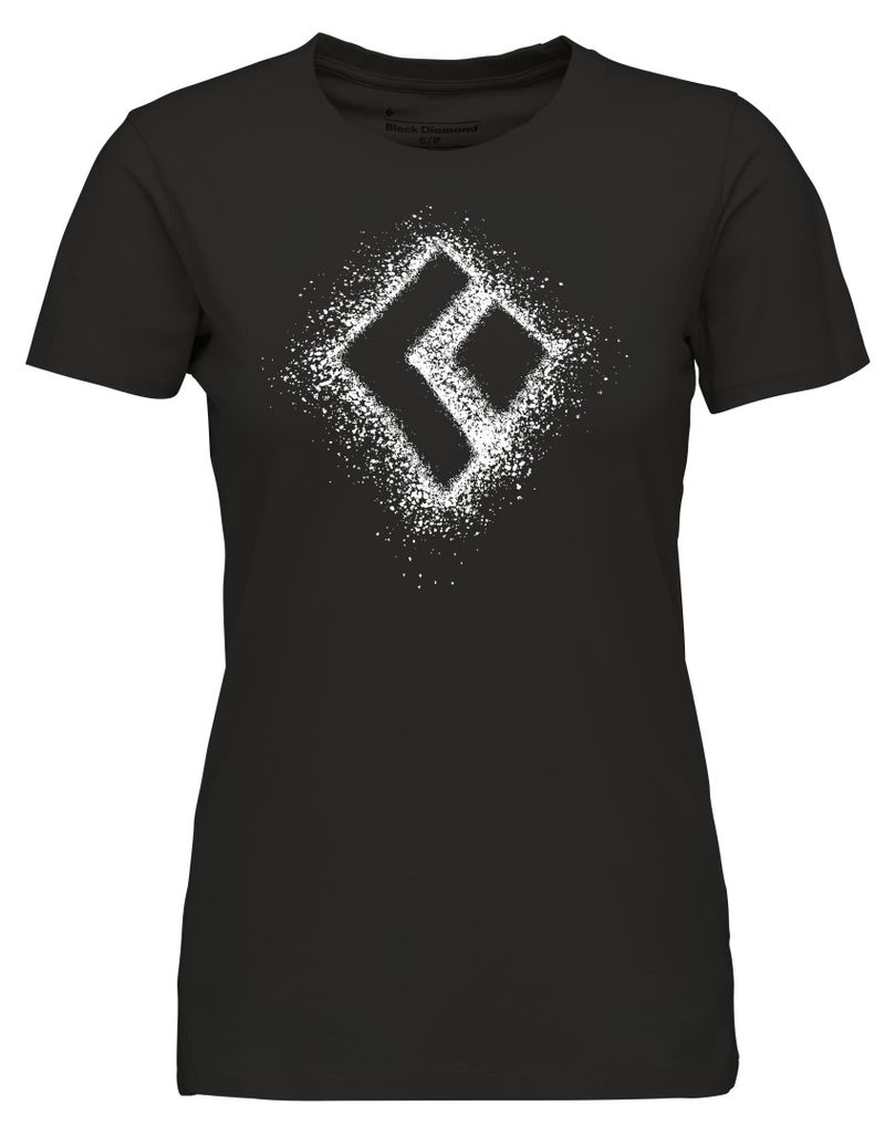 Black Diamond Women's Chalked Up 2.0 Short Sleeve Tee - Black Black M