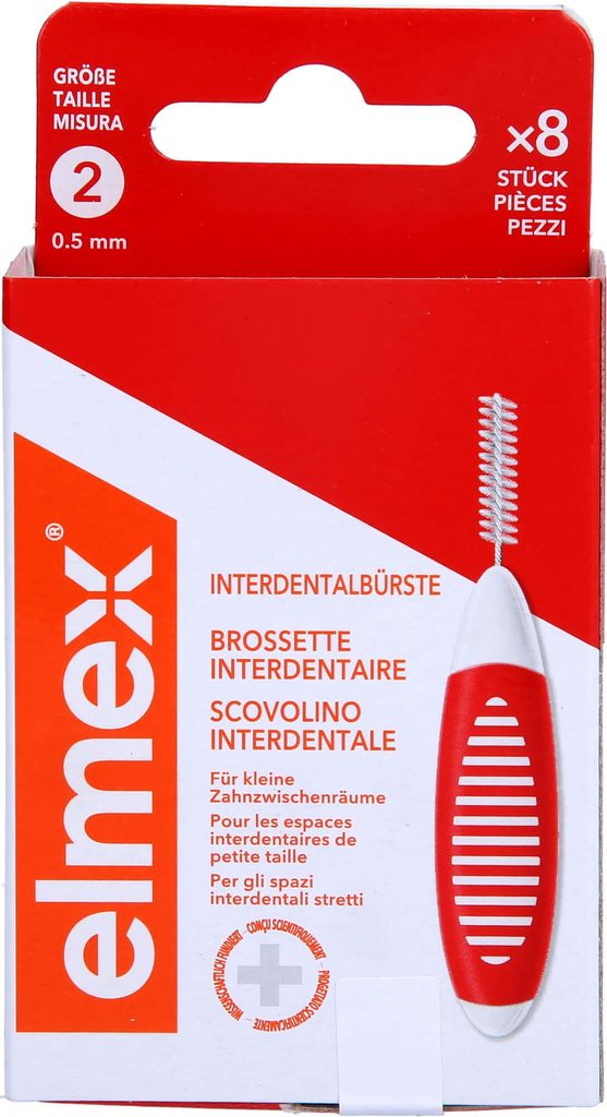 elmex Interdentalbürsten Gr. 2, Thermoplastisches Elastomer Produktbild 