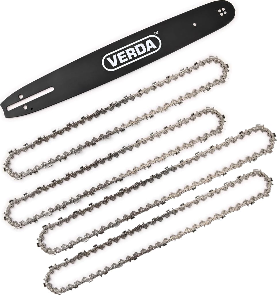 Verda Schwert für Husqvarna Kettensäge + 4x Sägekette 38cm Produktbild 1