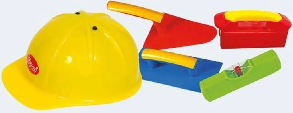 Kit maçon enfant complet Gowi pour jouer au constructeur sans risque