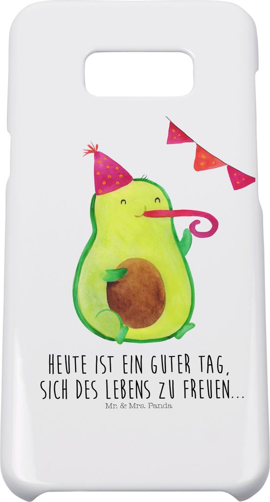 Mr. & Mrs. Panda Samsung Galaxy S8 plus Handyhülle Avocado Party - Weiß - Geschenk, Geburtstag, Hülle, Happy Birthday, Handycover, Cover, Handy ...