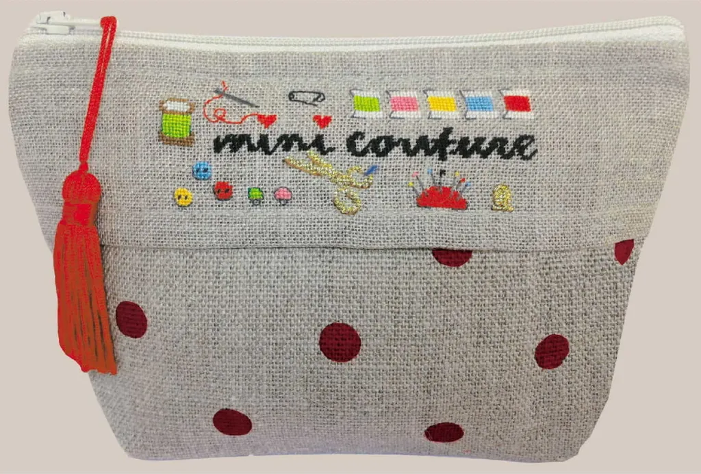 Le Bonheur des Dames Kit Ricamo Petit Point Borsa Mini Cucito 18cm