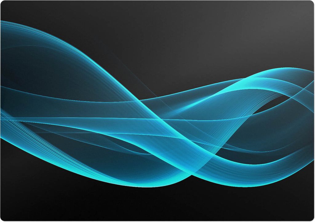 Lichtwellen – Bodenschutzmatte – Rutschfest – Schutzmatte für Büro – Vinylmatte – Stuhlunterlage – 100 x 100 cm