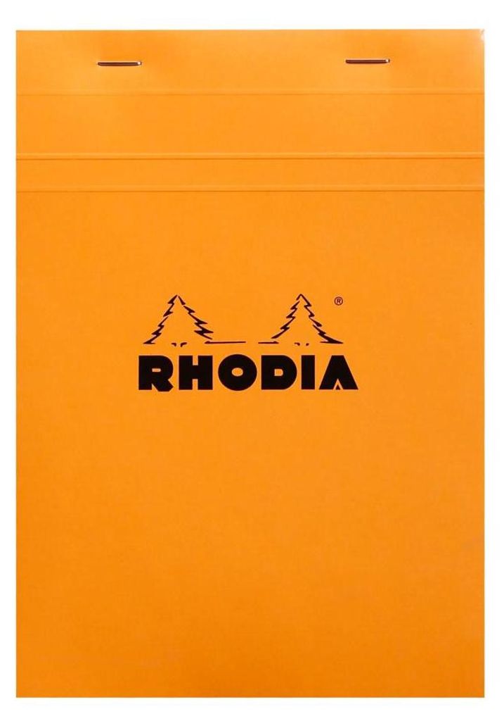 Rhodia N°16, Einfarbig, Orange, A5, 80 Blätter, 80 g/m², Produktbild 