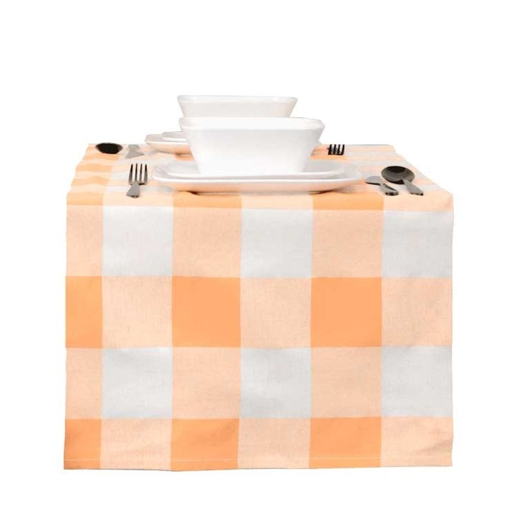 Unique Living - Tischläufer Kristi Apricot 45x150