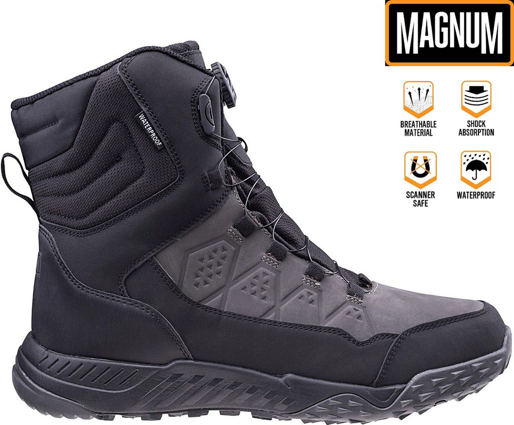 MAGNUM Wenton Mid WP Waterproof - Herren Tactical Boots Outdoor Stiefel Schwarz M000177759 , EU 44 UK 10