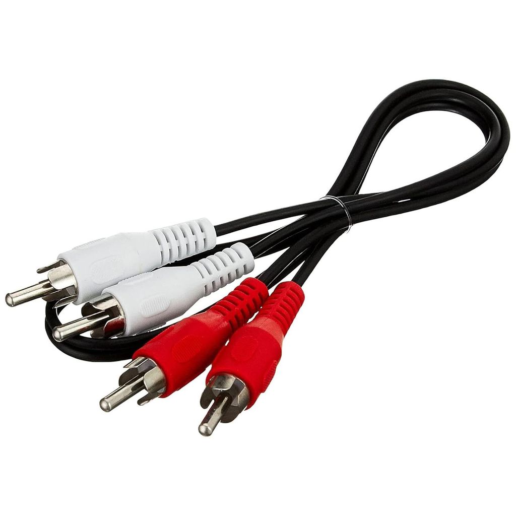 Stereo Cinchkabel Audio Kabel 1.2m Cinch Kabel, 2x Cinch-Stecker auf 2x Cinchstecker für Koaxialkabel, RCA-Kabel, Subwoofer/Verstärker/HiFi & Hei...
