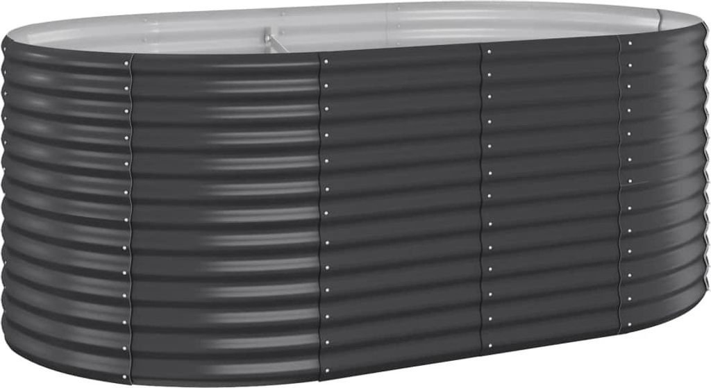 vidaXL Hochbeet Verzinkter Stahl 175x100x68 cm Anthrazit Produktbild 