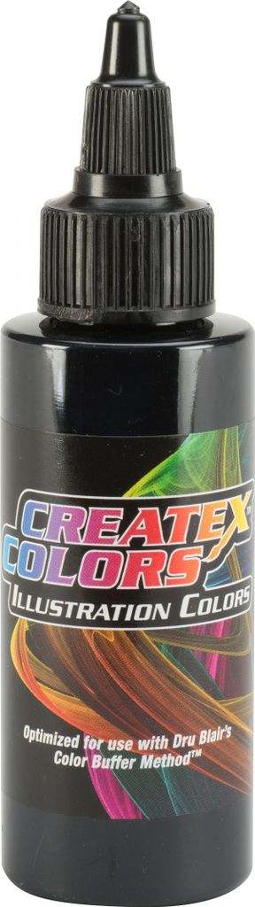 CREATEX Illustration Opaque Black 60ml Airbrushfarbe