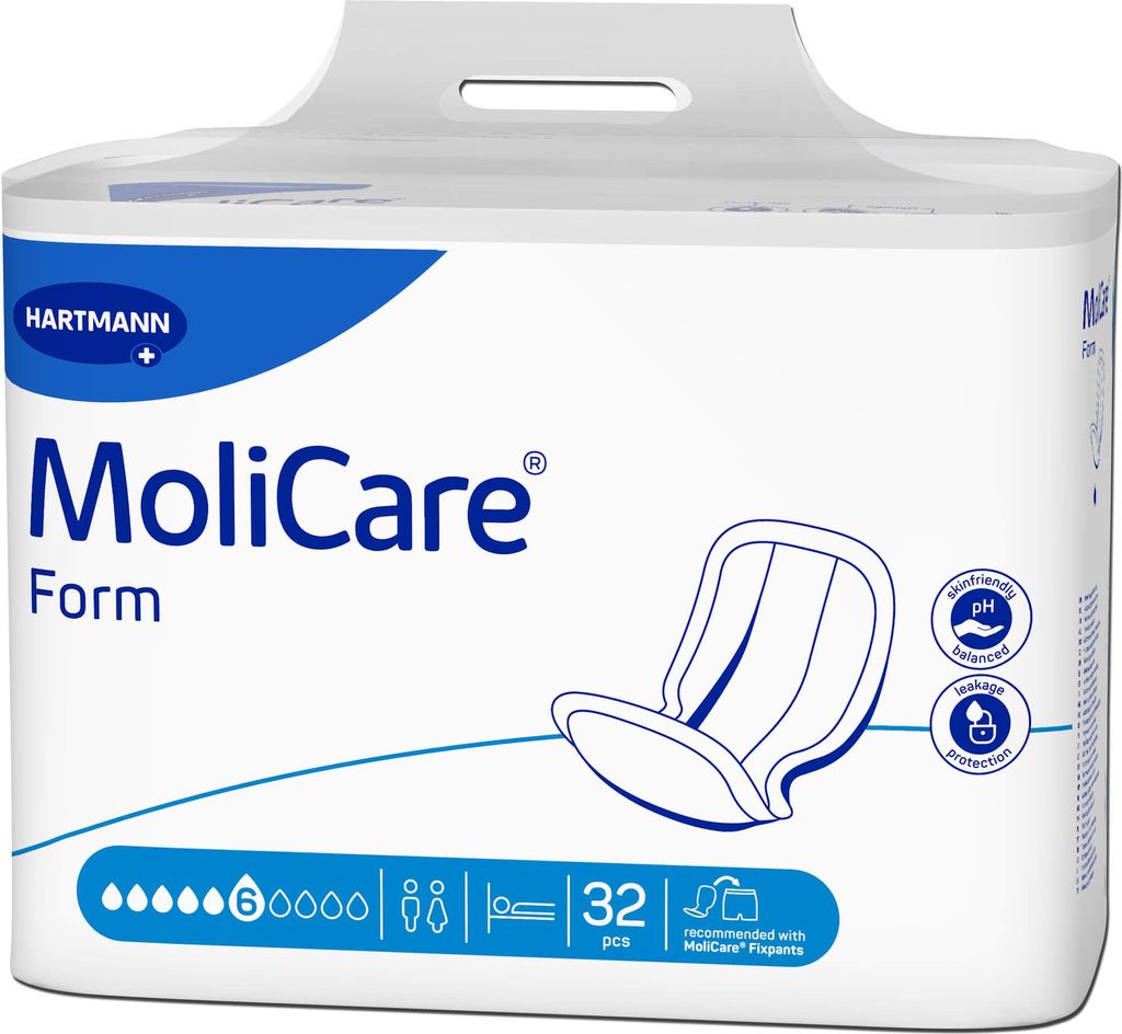 Hartmann MoliCare® Form Vorlage, 6 Tropfen - 32 Stück | Produktbild 