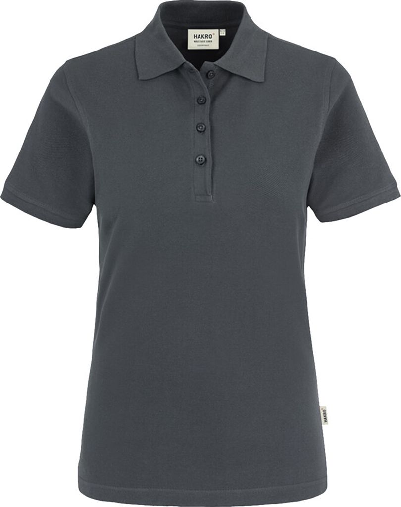 HAKRO Damen Poloshirt Classic 110, anthrazit, L