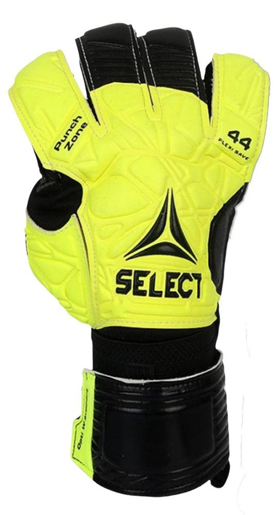 Select - "Flexi Save 44" Torhüter-Handschuhe für Herren/Damen Unisex PP635 (10) (Schwarz/Gelb)