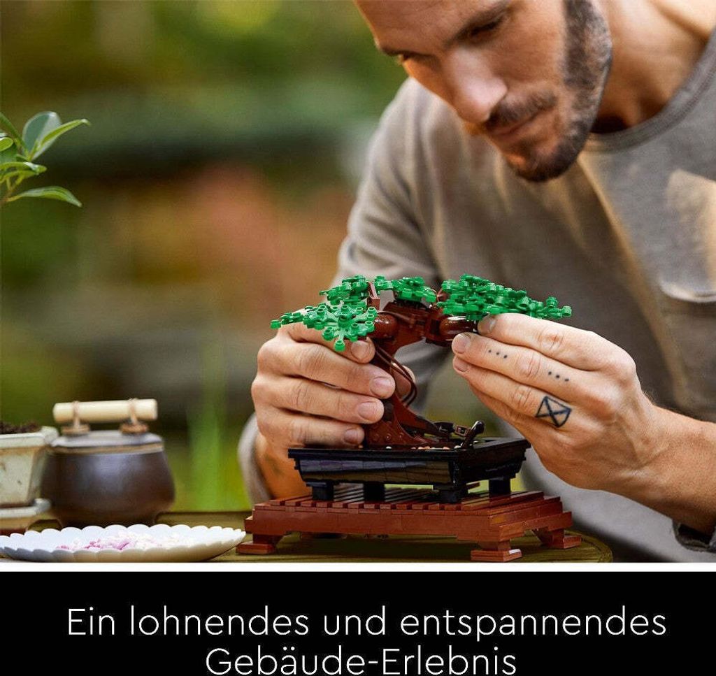 LEGO Creator Expert, Drzewko Bonsai, Dekoracja do Domu,