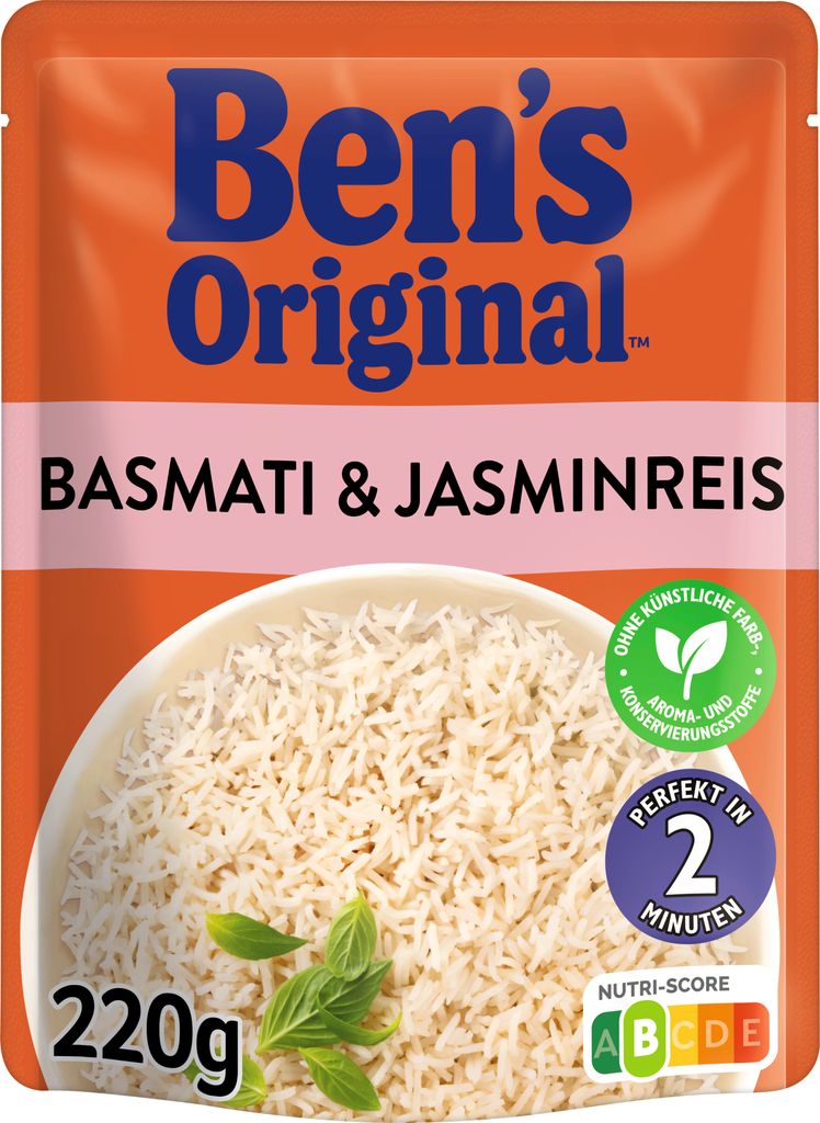BEN'S ORIGINAL Express Basmati & Jasminreis 220g
