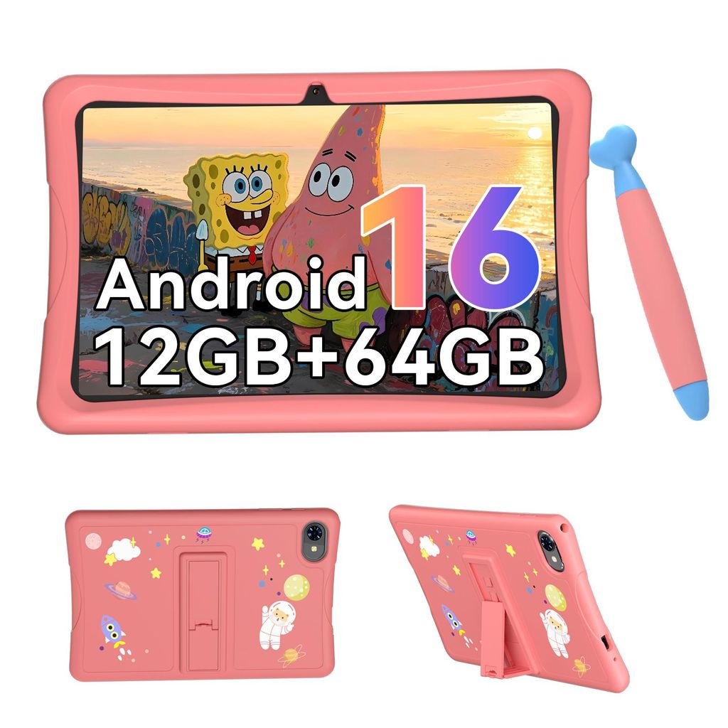VekfulPC Kinder Tablet 10,1", Android 16, 12GB+64GB, Produktbild 