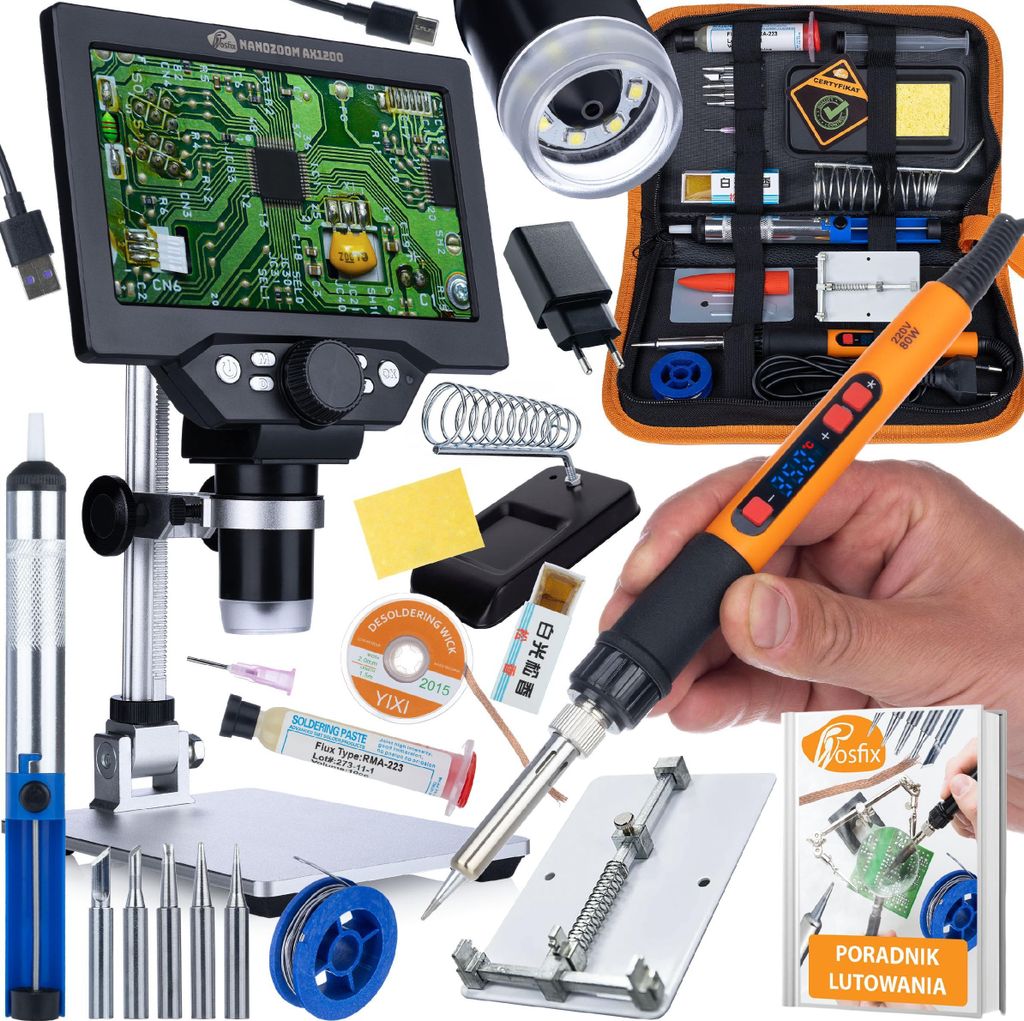 Rosfix NanoZoom AX1200 MasterKit Pro – Kit professionale Immagine del prodotto 