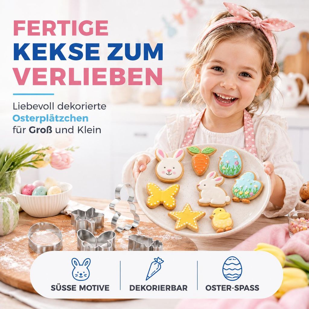 16er Set Ausstechformen Ostern