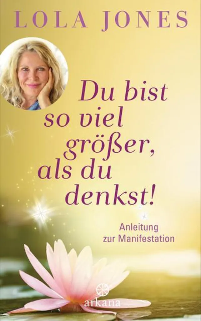 Affiche de motivation Du bist so viel größer inspirante format A3
