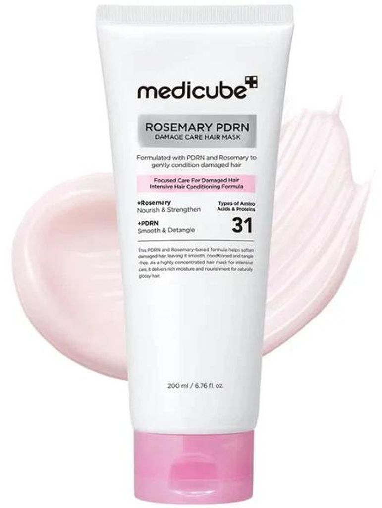 Medicube Rosemary PDRN Damage Care Hair Mask – regenerační maska na poškozené vlasy – obrázek 1