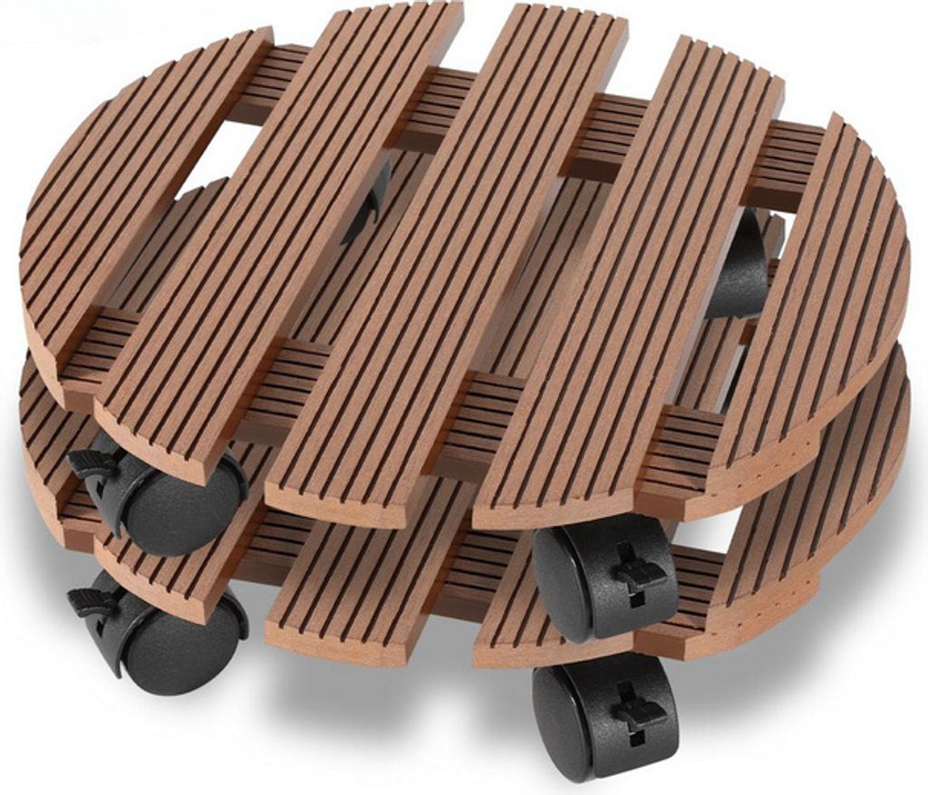 TolleTour 2x WPC Rouleau pour plantes 30x7.5 cm Rouleau Image du produit 