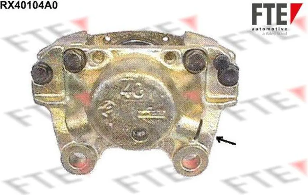 Réparer Freinage Bloqué Omega - Étrier de Frein FTE RX40104A0 OE 90509203