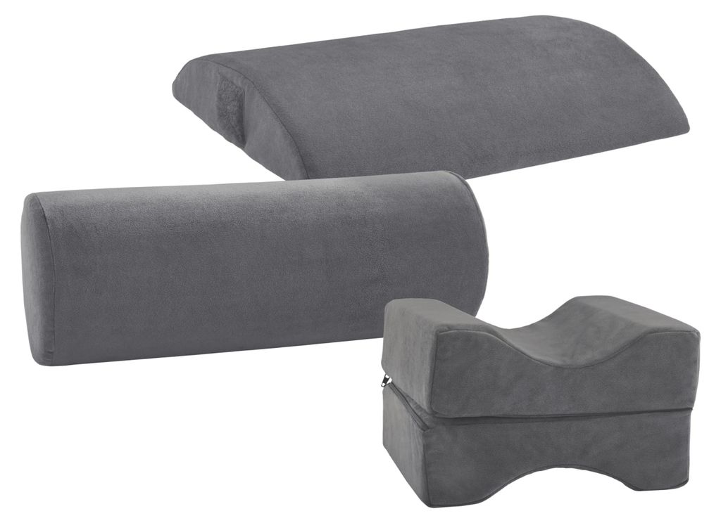 Orthopädisches Entspannungskissen Set - Knie-, Nacken- und Produktbild 