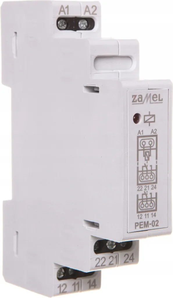 Relais de commande 12V bi-tension exta PEM-02/012 avec 2 sorties 8A - 2